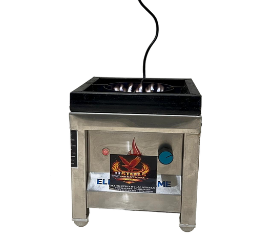JJ Steels Semi Commercial Stainless Steel Compact Plasma Stove for Vada, Bajji, Bonda and  Chinese Food Frying, Electric Stove – 3.5 KW - Gas Free Cooking - 15 days to dispatch the item